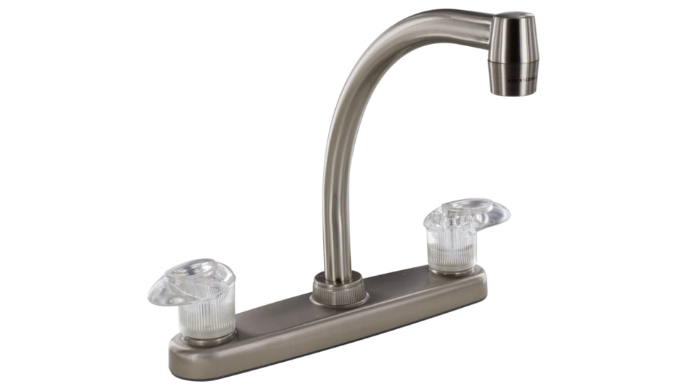 Phoenix Faucets By Valterra Catalina Two Handle 8 Kitchen Faucet With Hi Arc Spout, Brushed Nickel, PF221402