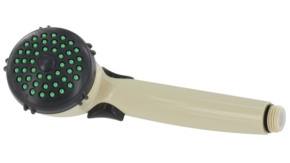 Phoenix Faucets By Valterra Single Function Handheld Shower Head With Trickle Shut Off, Biscuit, PF276035