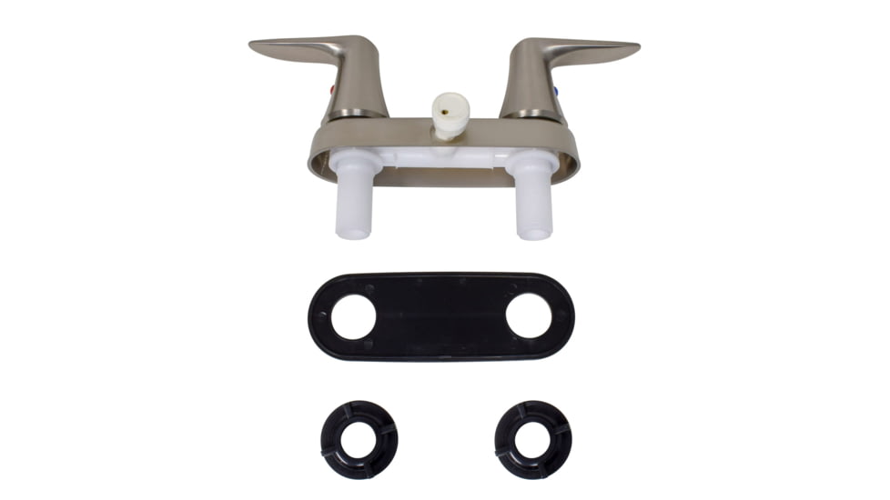 Phoenix Faucets Shower Valve 4 D Spud Brushed Nickel 2 Lever Handle, PF223404