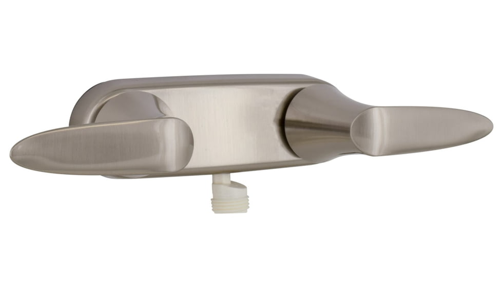 Phoenix Faucets Shower Valve 4 D Spud Brushed Nickel 2 Lever Handle, PF223404