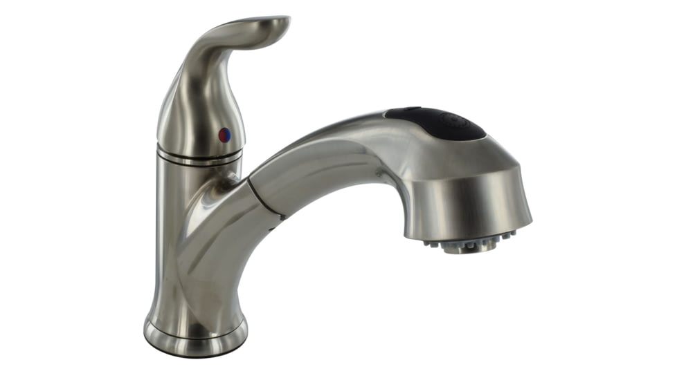 Phoenix Faucets Single Handle Pull Out Hybrid Kitchen Faucet, Brushed Nickel, PF231441