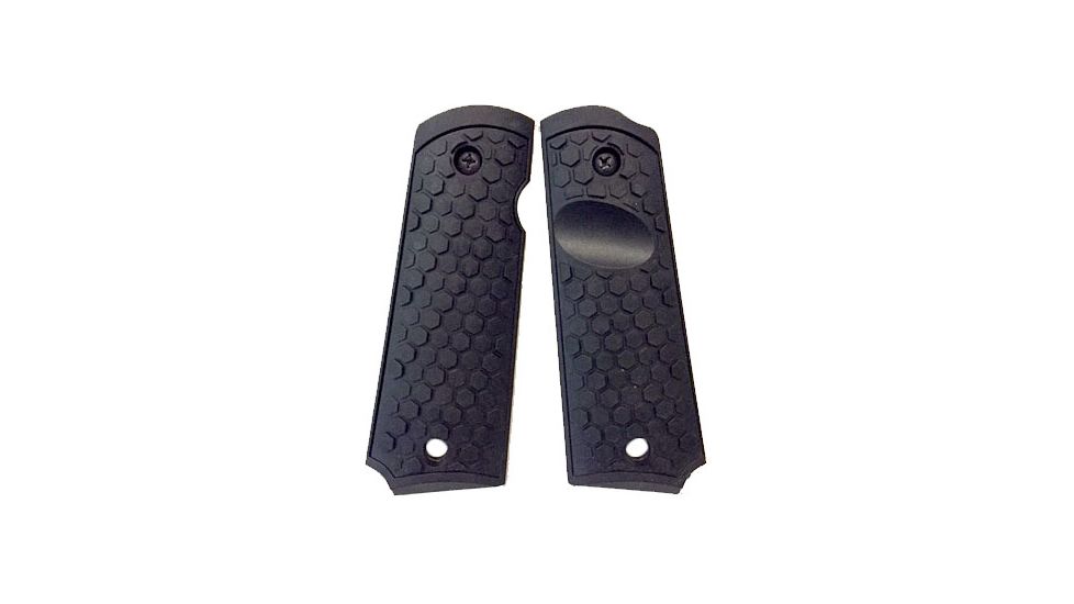 Phoenix Technology 1911 Grip Panel, Honeycomb, Black, GRIP1911H-B