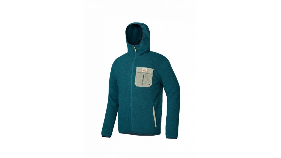 Picture Marco Fleece Jacket - Mens, Petrol Blue, Large, SMT009-A-L