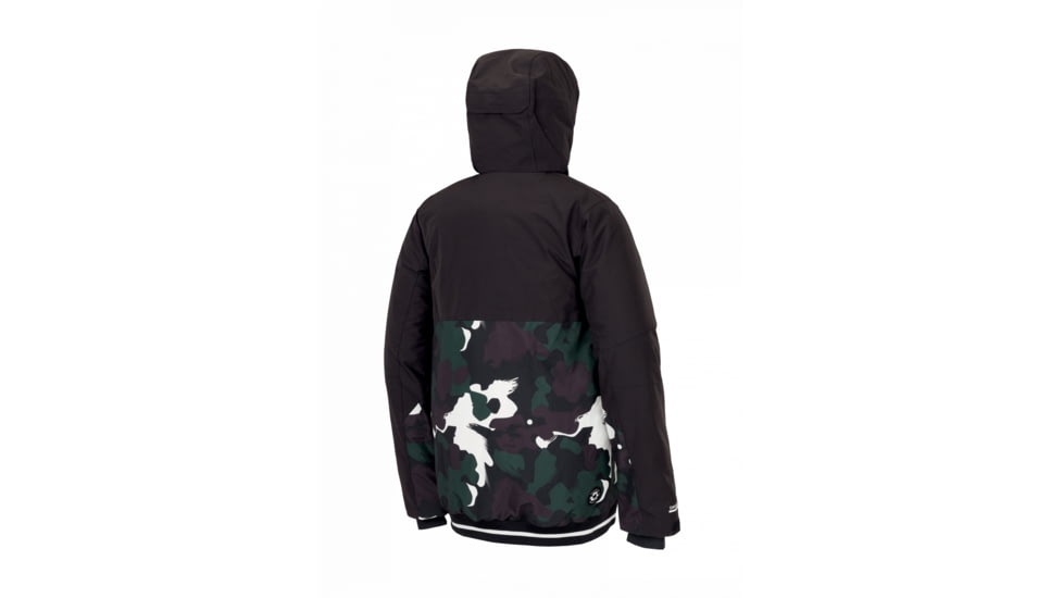 Picture Panel Jkt - Mens, Black Painter, Small, MVT252-B-S