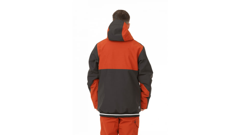 Picture Panel Jkt - Mens, Brick, Small, MVT252-D-S