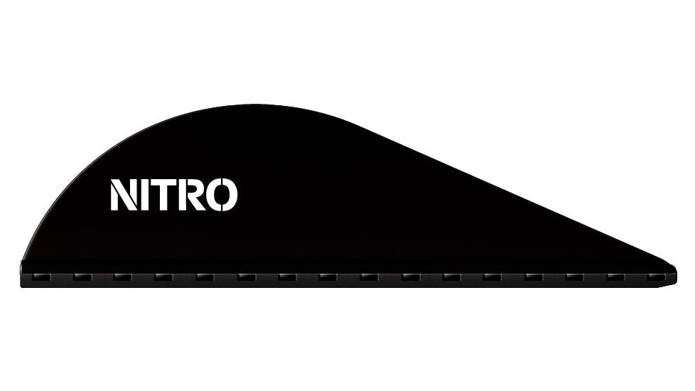 Pine Ridge Archery Nitro Vane 2.0 - Black, 36/pkg., 2822-BK36