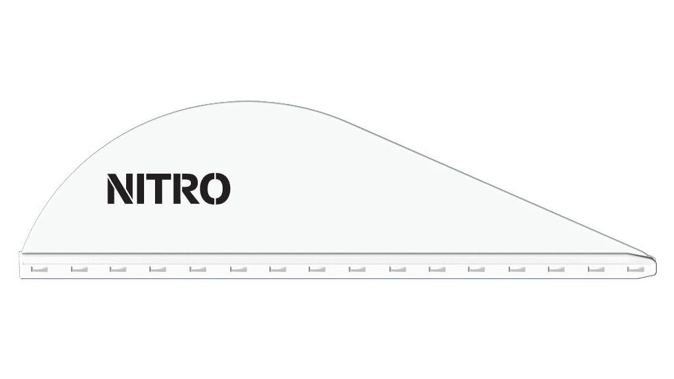 Pine Ridge Archery Nitro Vane 2.0 - White, 36/pkg., 2822-W36
