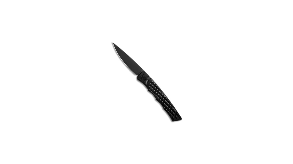 Piranha Piranha Crossfire Automatic Knife Black Aluminum 3.1" Black P-23BKT, Black, 154CM, adult, BHQ-208140