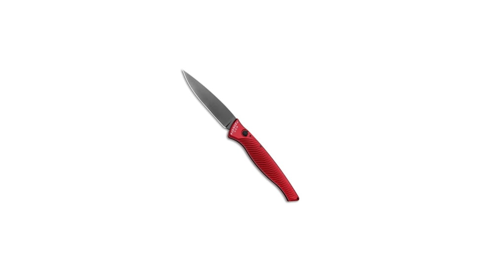 Piranha Piranha DNA Automatic Knife Red Tactical 3.25" Black, Red, CPM S30V, adult, BHQ-33084