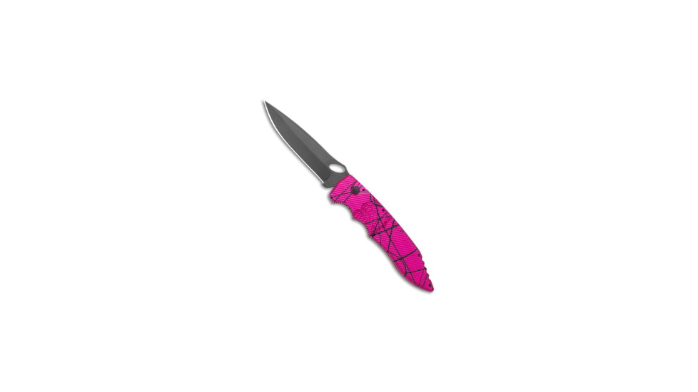 Piranha Piranha Mini Predator Purple/Black Tactical Automatic Knife 3.5" Black, Purple, CPM S30V, adult, BHQ-139751