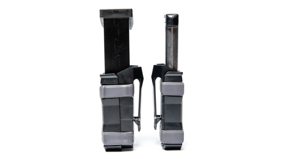 Pitbull Tactical Universal Mag Carrier Gen2, Holds 1 Magazine 9MM-45ACP Single or Double Stack, Black, UMC02BLK