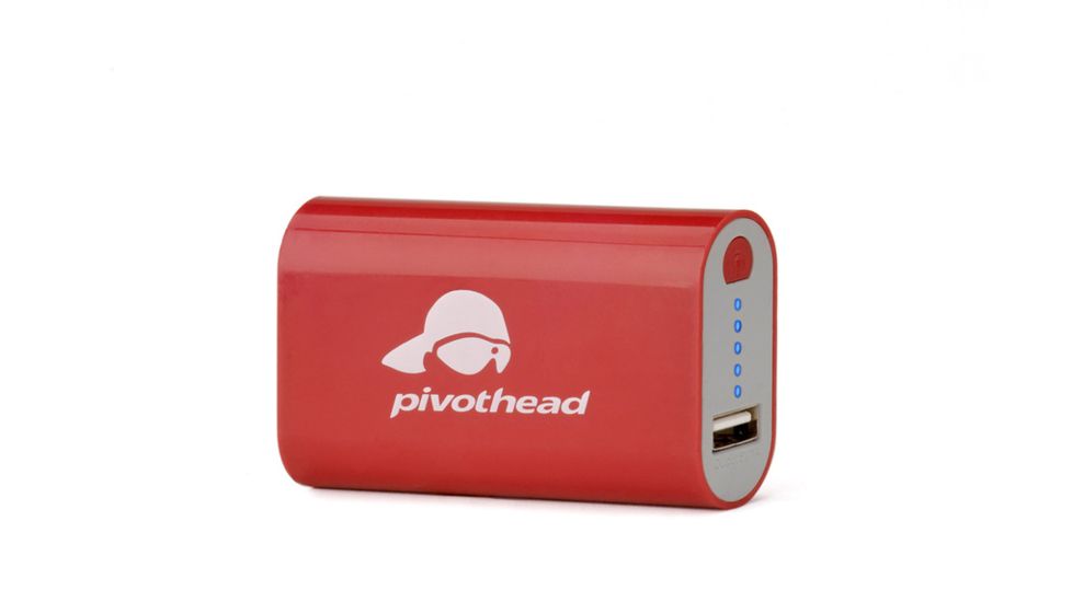Pivothead Fuel Mini USB Portable Battery Charger up to 9 hours,Red POW0000CO00
