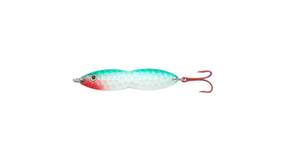 PK Lures Flutter Fish Spoon 1/4 oz., Green Pearl Glow, FF1GPG