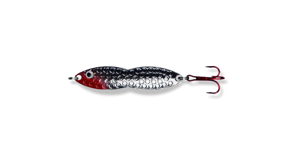 PK Lures Flutter Fish Spoon 3/8 oz., Nickel Plate, FF2NP