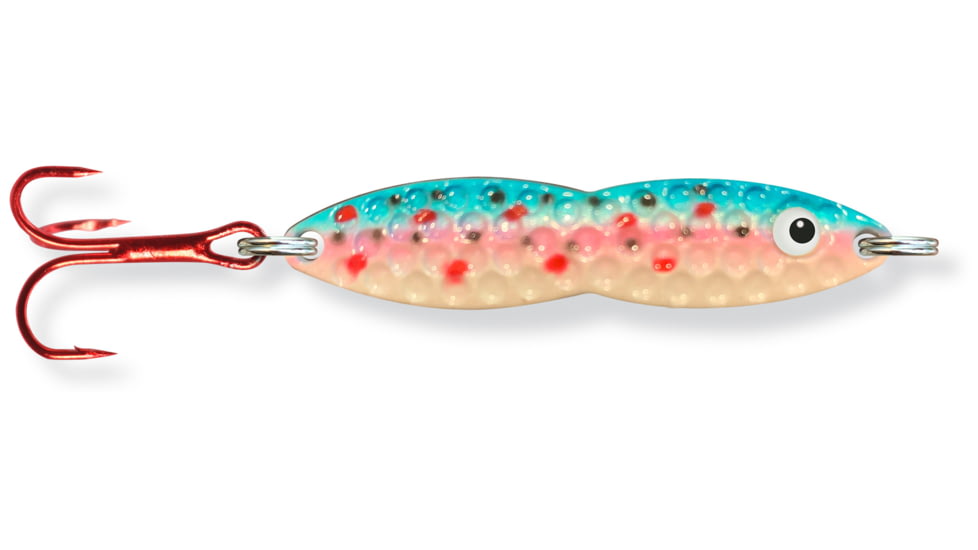 PK Lures PK Flutterfish, 1/4 oz, Rainbow Glow, FF1RBG
