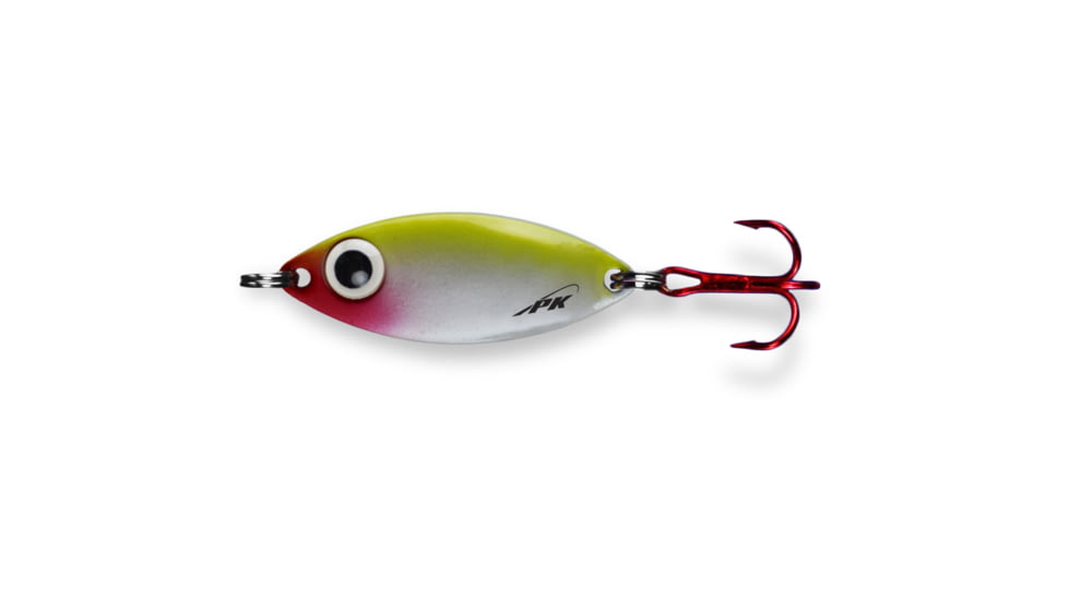 PK Lures PK Spoon, 1/8 oz. Pearl Chartreuse, PK1PCH