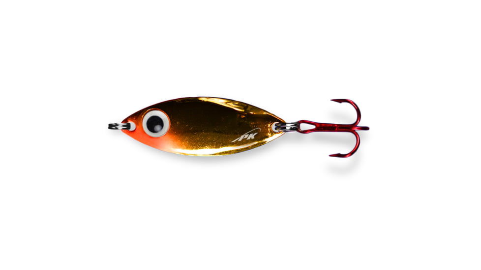 PK Lures PK Spoon, 1/8 oz. Gold, PK1GLD
