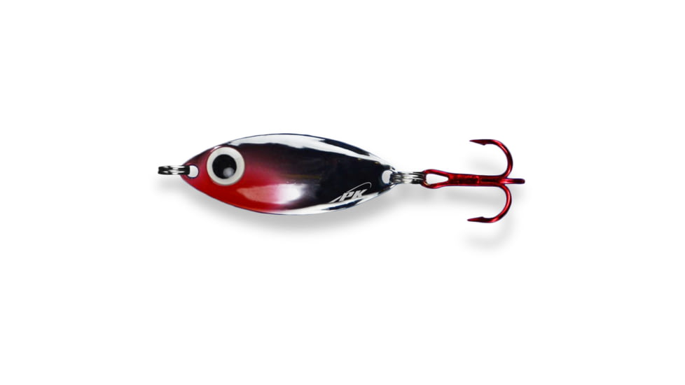 PK Lures PK Spoon, 1/8 oz. Nickel Plate, PK1NP