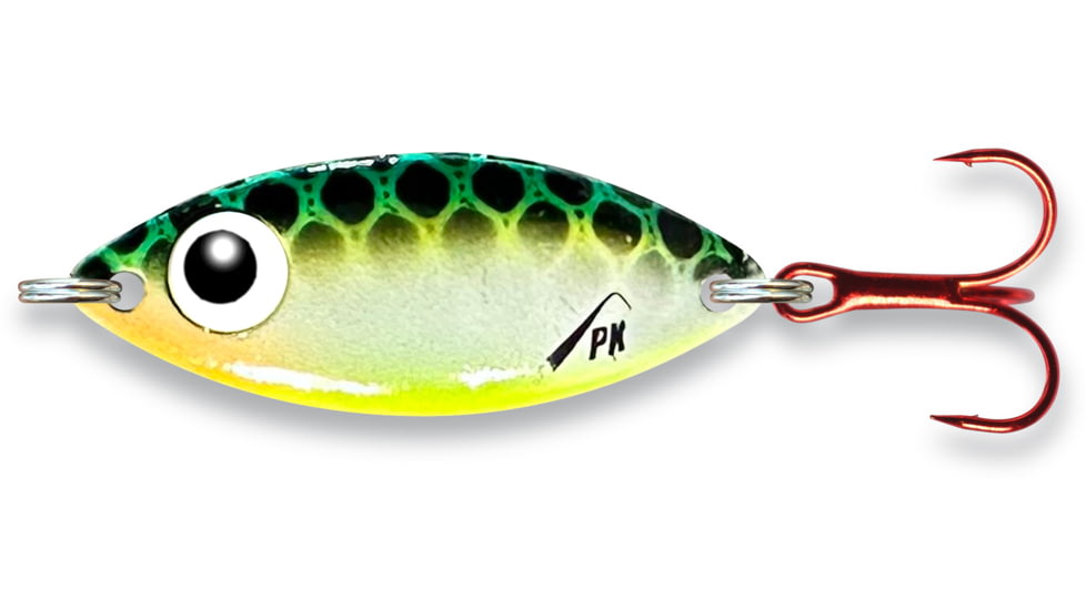 PK Lures PK Spoon, 3/8 oz. Shad Glow, PK2SG