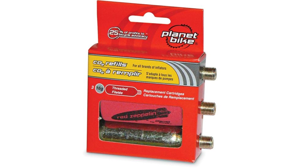 Planet Bike Red Zeppelin Co2 Inflator 1019
