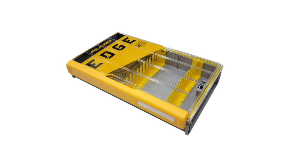 Plano EDGE 3700 Spinner Bait Box, Grey/Yellow, 3700, PLASE603
