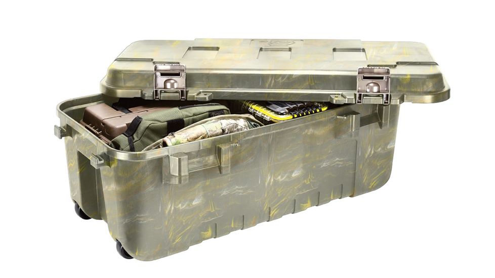Plano Bone Collector Series Sportsman 108 Qt Storage Trunk,37.75x14x18.25in,Green Camo 191920