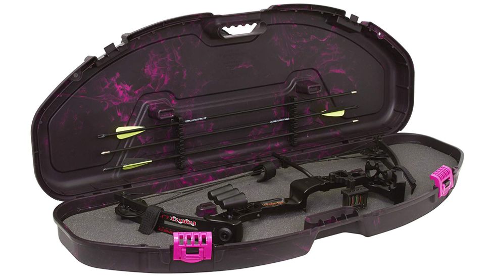 Plano Fusion Bow Case, Black/Magenta, 110902