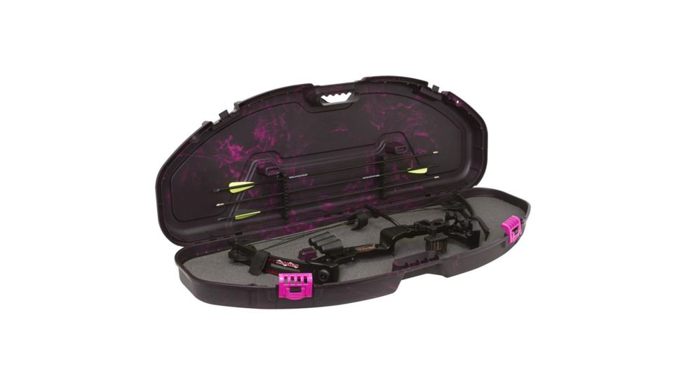 Plano Fusion Bow Case, Black/Magenta, 110902