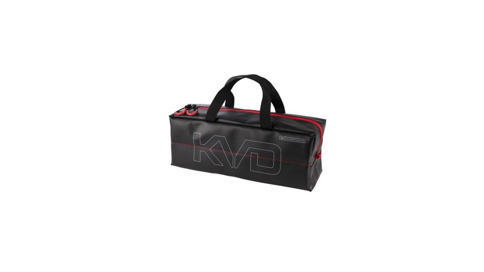 Plano KVD WormFile SpeedBag Large, Black/Grey/Red, 14x5.5, PLAB12700