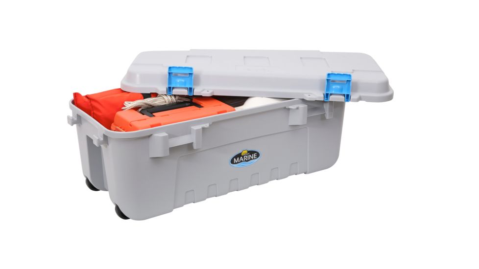 Plano 56 Quart Marine Box with OR seal, Marine Grey/Blue, 161960