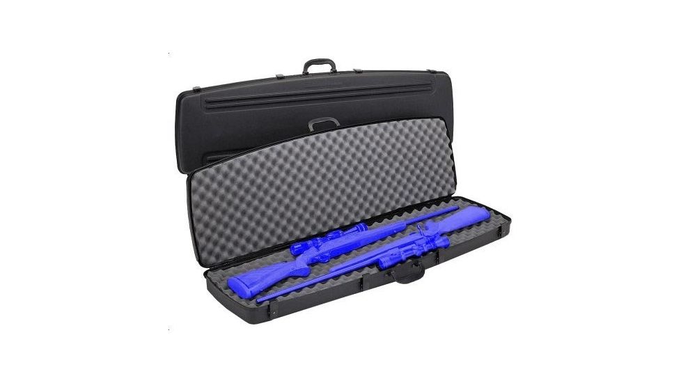 Plano XLT-48 Black Double Scoped Rifle Case - 46.75in x 13.5in x 4.5in