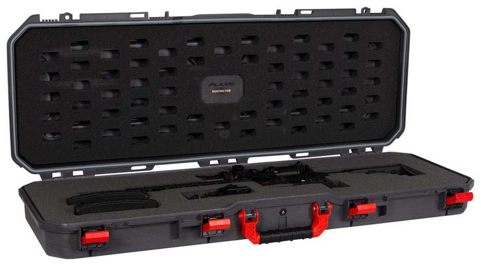 Plano Rustrictor AW2 Rifle Case, 42in, Grey/Red, PLA11842R