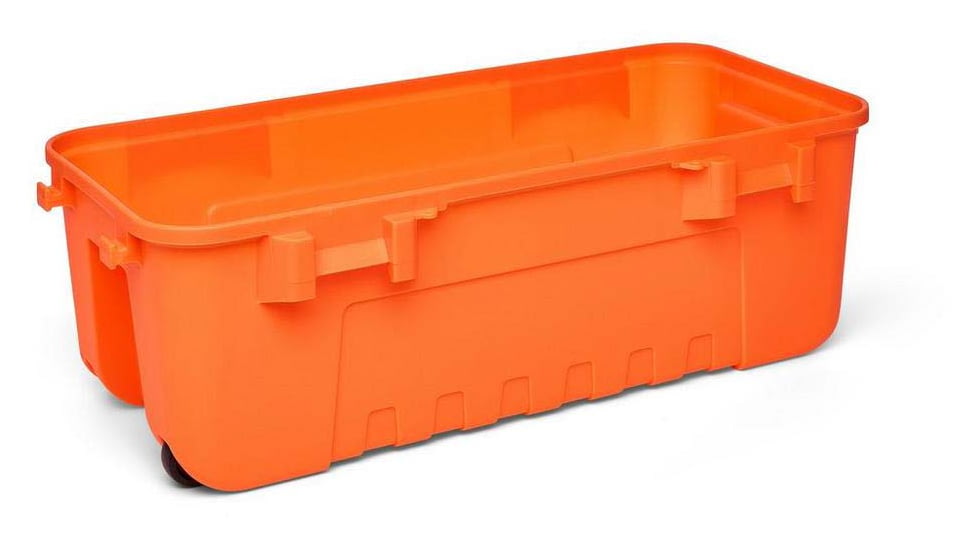Plano Sportsman's Large Trunk, 108 Quart, Blaze Orange, P000046