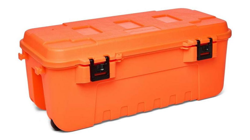 Plano Sportsmans Trunk, Blaze Orange, Large, PLAT19BO