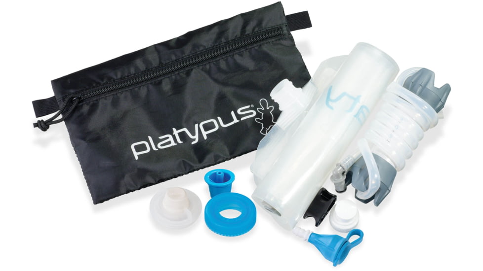 Platypus GravityWorks Water Filter Complete Kit, 2.0L, Clear/Blue, 6951