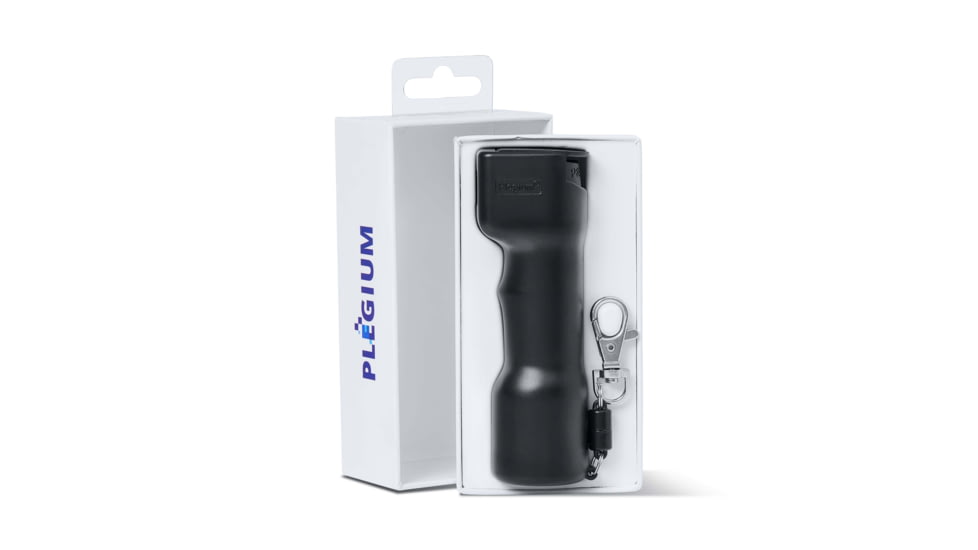 Plegium Smart Pepper Spray, Black, SPS-BL