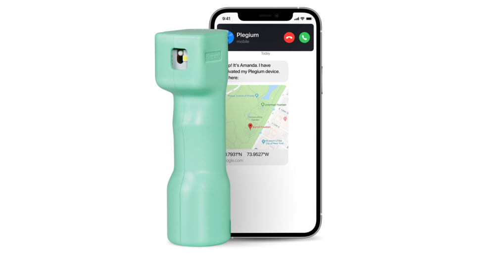 Plegium Smart Pepper Spray, Mint Green, SPS-MG