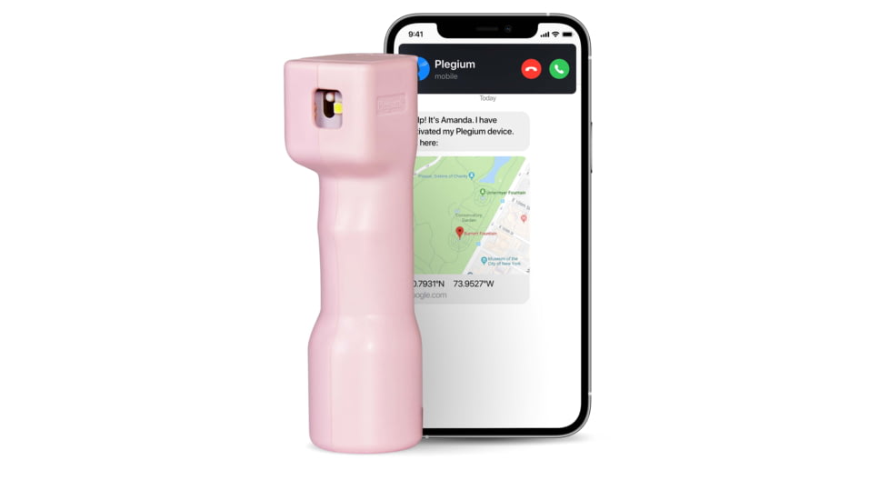 Plegium Smart Pepper Spray, Pink, SPS-PI