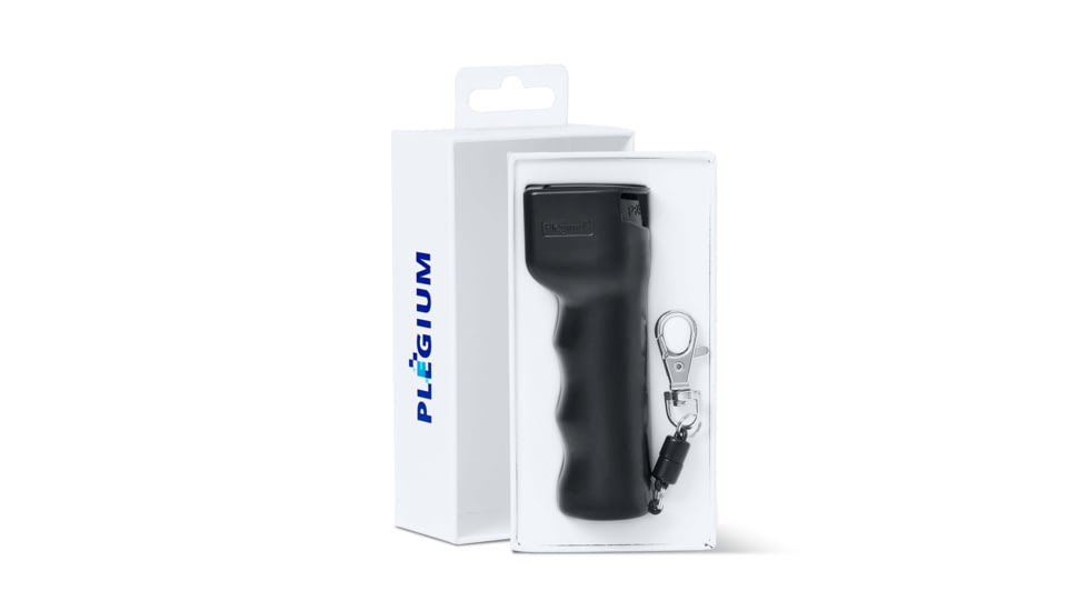 Plegium Standard Pepper Spray, Black, PPS-BL