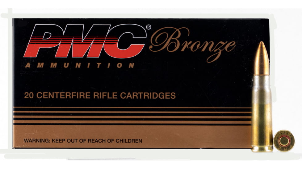 PMC 762A Bronze 7.62x39mm 123 Gr Full Metal Jacket FMJ 20 Bx/ 25 Cs