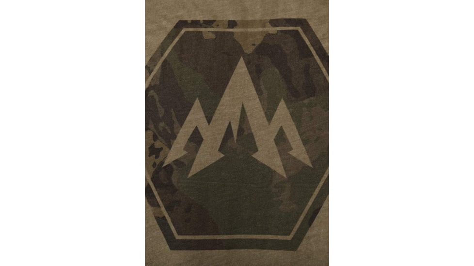 Pnuma Outdoors Lifestyle Camo Hex T-Shirt - Mens, Olive, 3XL, PSSCHOXXX