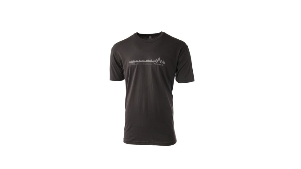 Pnuma Outdoors Lifestyle Tree Line T-Shirt - Mens, Heavy Metal, S, PSSTLHML