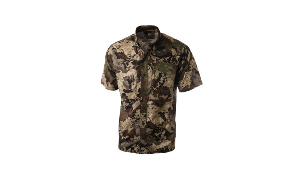 Pnuma Outdoors Short Sleeve Shooting Shirt - Mens, Caza, XL, PSSSSCX