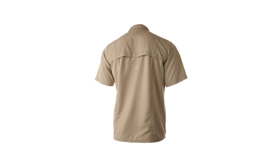 Pnuma Outdoors Short Sleeve Shooting Shirt - Mens, Desert Tan, 2XL, PSSSSGXX