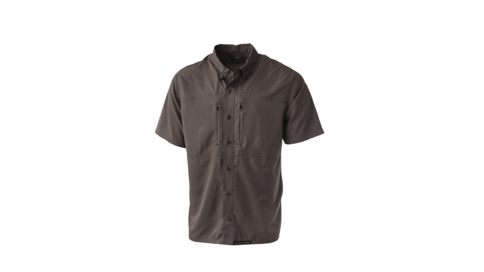 Pnuma Outdoors Short Sleeve Shooting Shirt - Mens, Graphite Gray, M, PSSSSPM