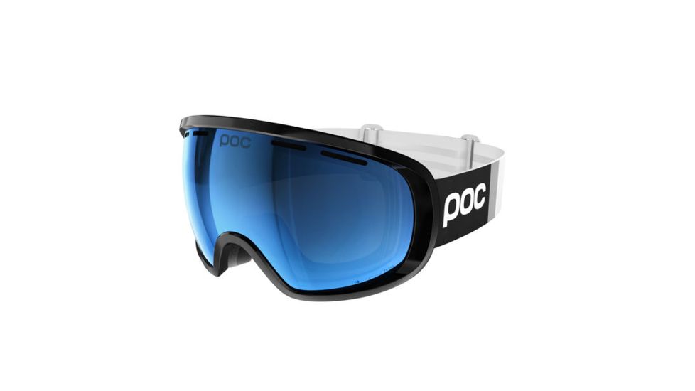POC Fovea Clarity Comp Snow Goggles, Uraniumn Black/Blue Mirror, 40440BKB
