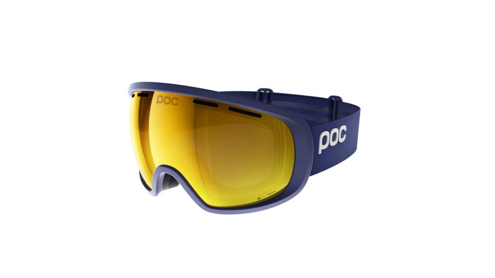POC Fovea Clarity With Extra Lens Snow Goggles, Basketane Blue/Spektris Orange, 40405BLO