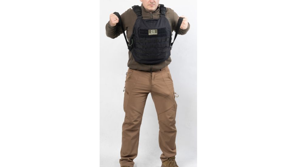 PODAVACH Briefcase Plate Carrier, Black, NSN n, BL-BG-TRNS-BL