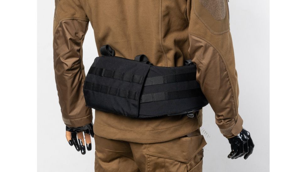 PODAVACH Ergonomic tactical chest rig, Black, NSN n, BL-BLT-BL