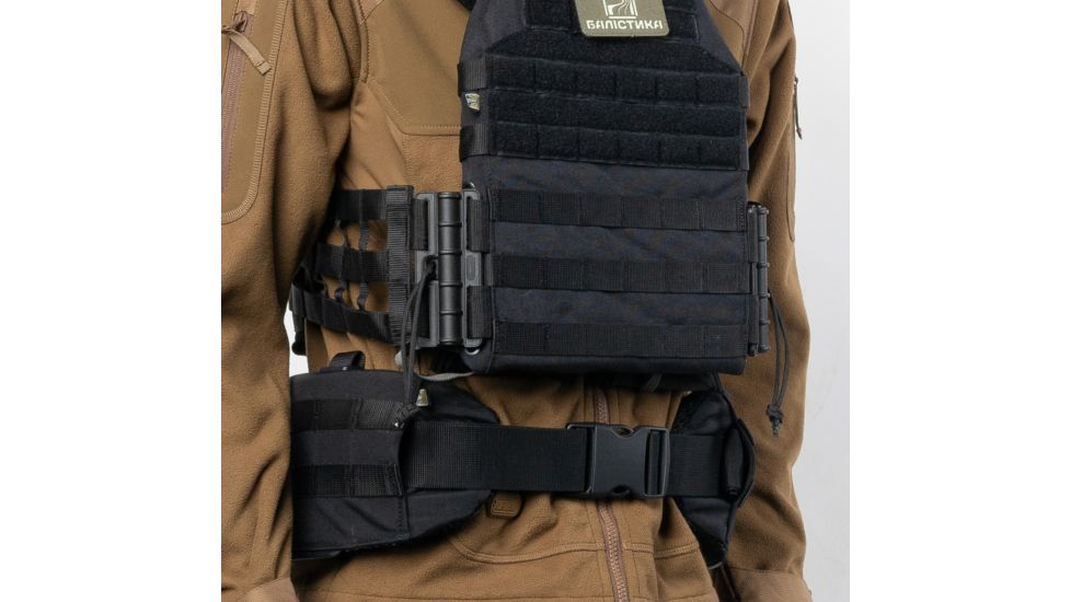 PODAVACH Ergonomic tactical chest rig, Black, NSN n, BL-BLT-BL